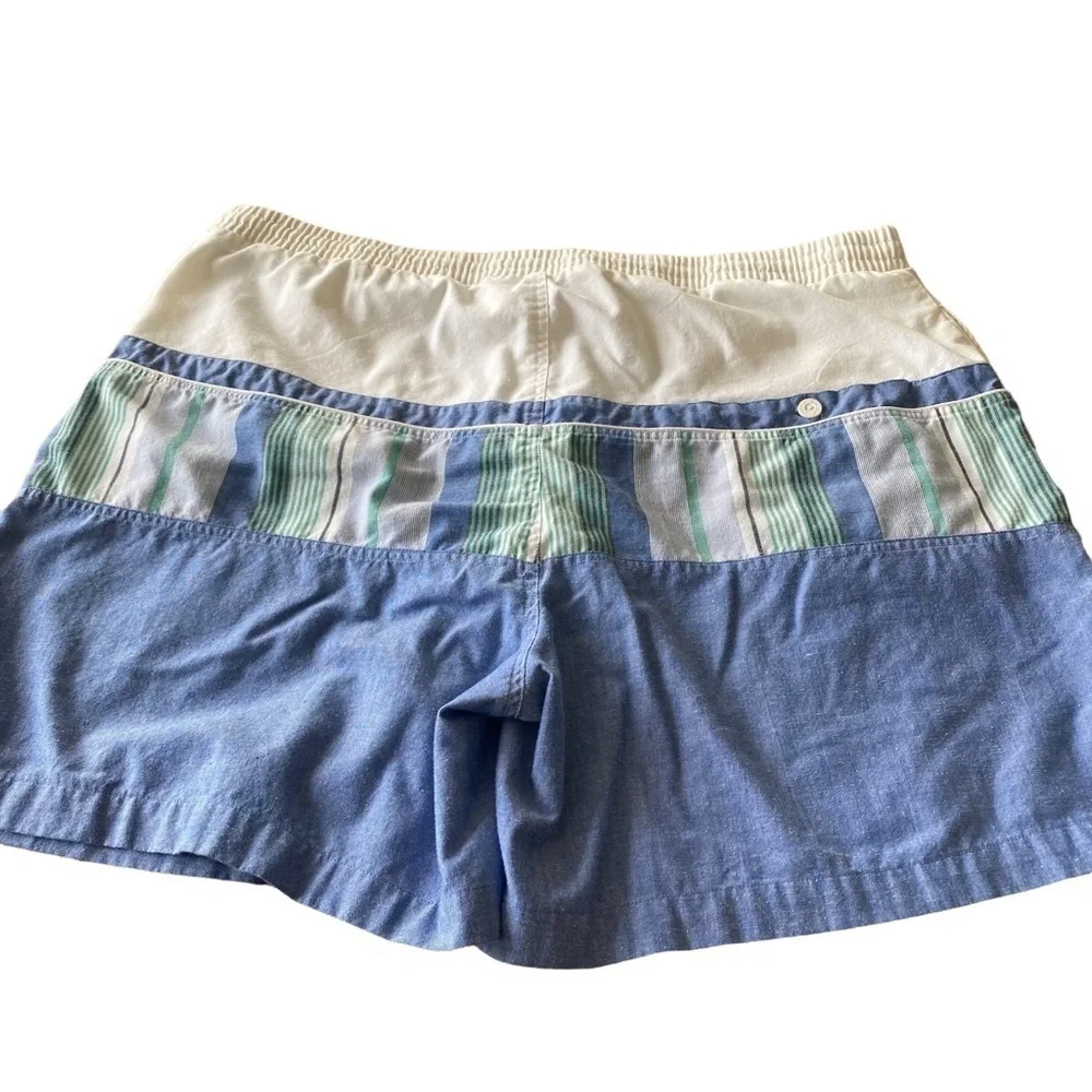 Vintage 80s Mens Swim Shorts XL Pierre Cardin preppy quilted good condition.